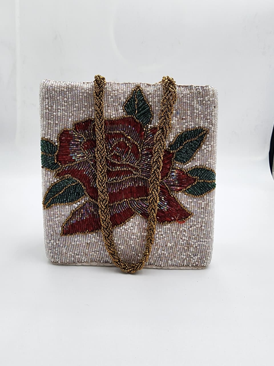 Sunset Blossom Beaded Handbag - Handmade Stories