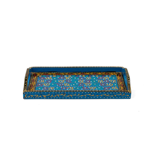 Hand painted wooden serving tray- 5