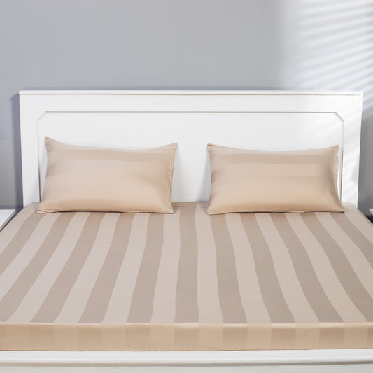 Fitted bedsheet (Beige)