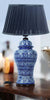 Blue Pottery Lamp ( set of 2) - Handmade Stories