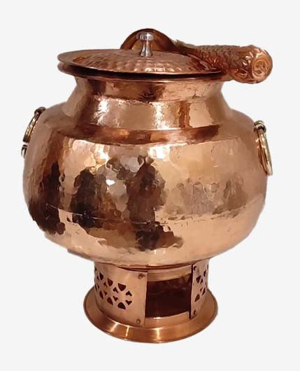 Copper Hammered Chafing Dish 2