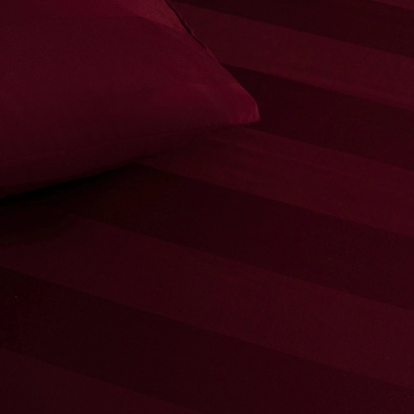 Premium Quality Bed Sheet With Flat Sheet (Maroon) - Handmade Stories