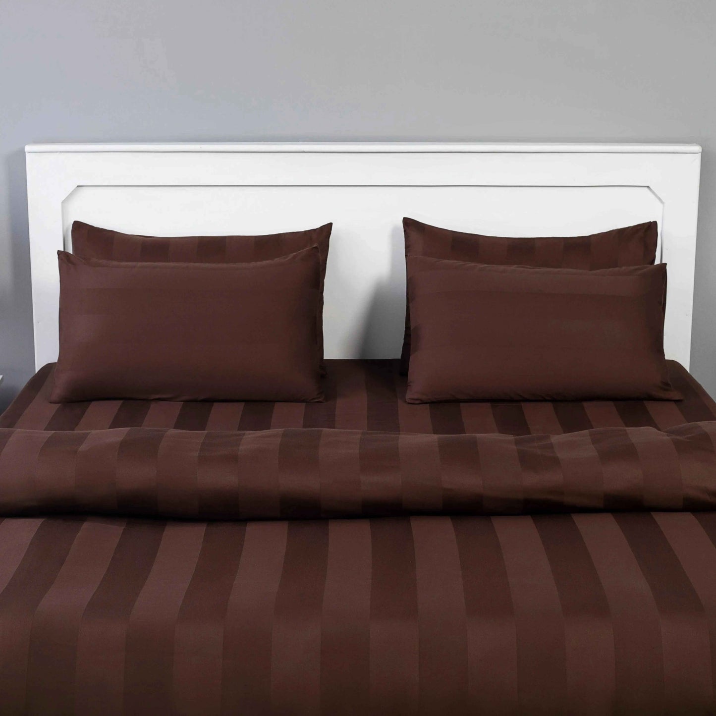 Quilt Cover Set (Cozy Chocolate Brown Cotton)