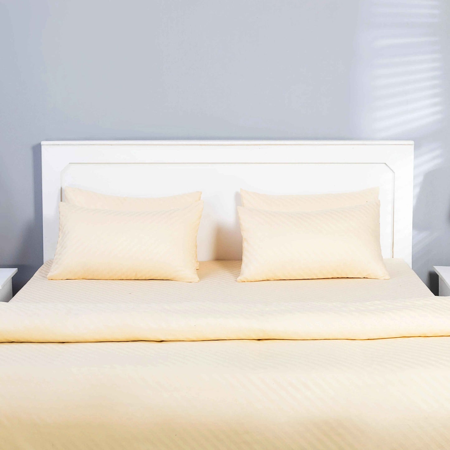 Quilt Cover Set (Cream and Gold)