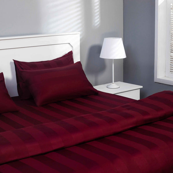 Quilt Cover Set (Wine)