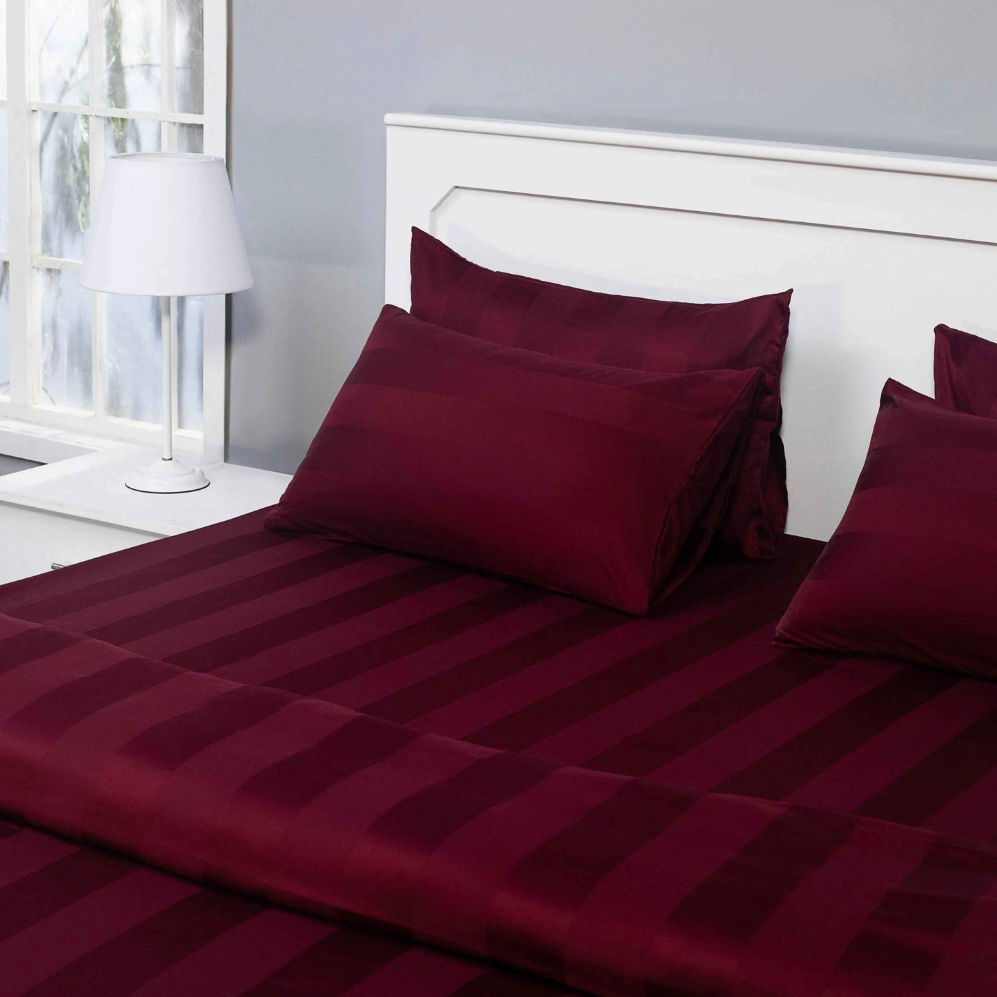 Quilt Cover Set (Wine)