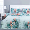 Quilt Cover Set (Soft Blue Flower)