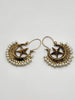 Gold Crescent Star Earrings (chand bali) - Handmade Stories