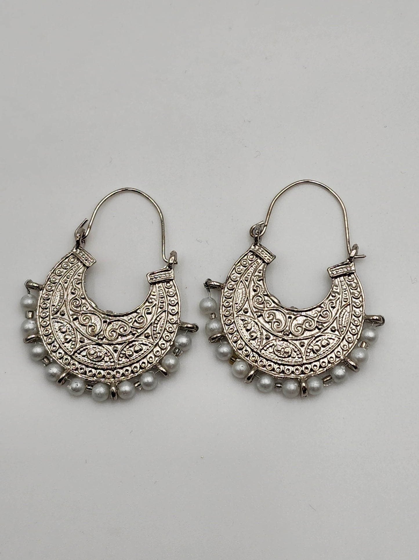 Silver Hoop Earrings
