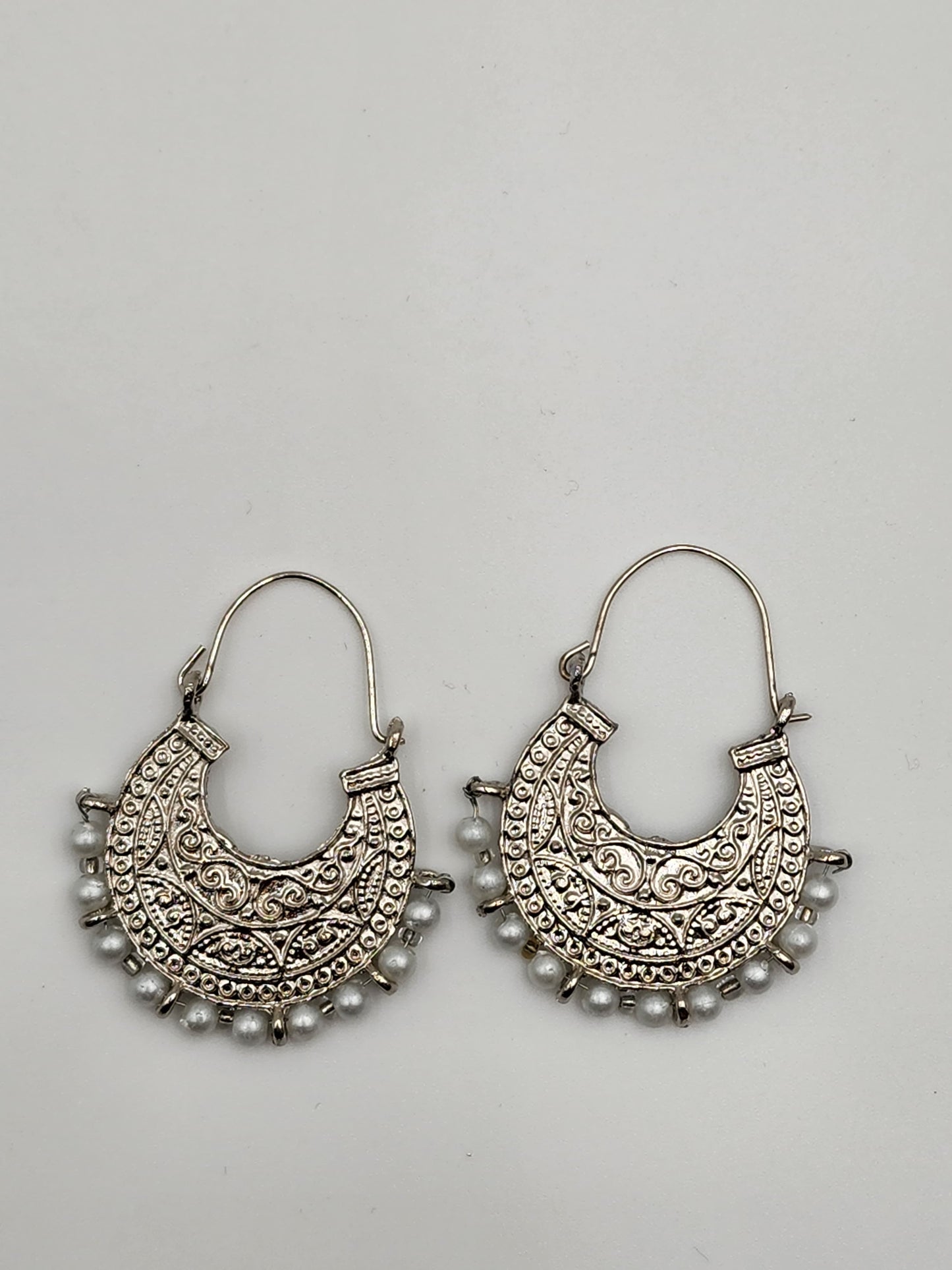 Silver Hoop Earrings