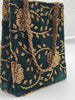 Embroidered Emerald Green handbag - Handmade Stories