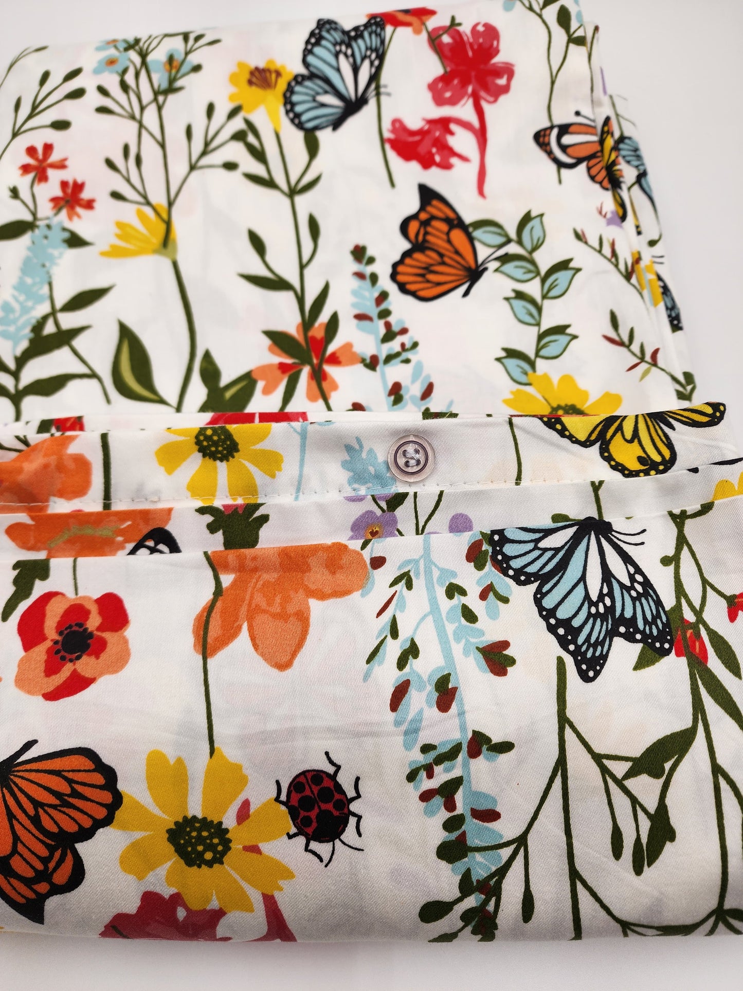 Quilt Cover Set (Butterflies and Flowers)