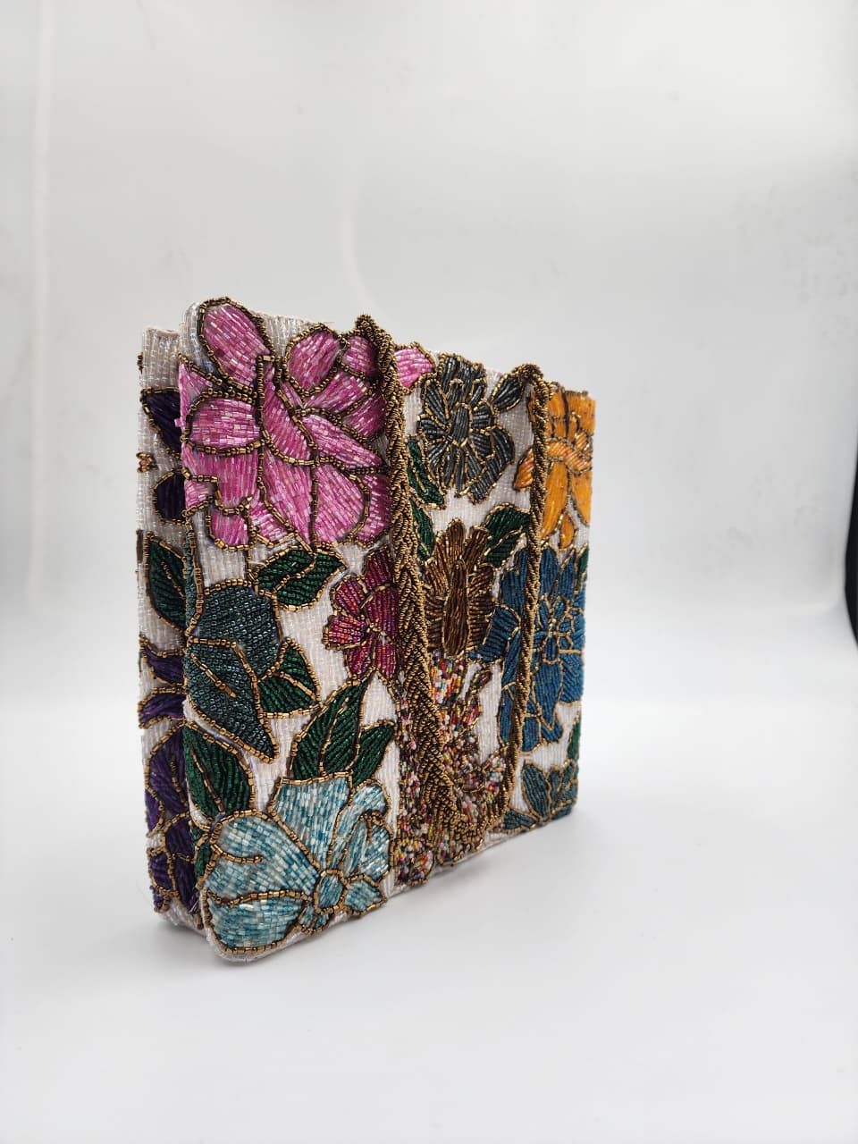 Floral Tapestry Beaded Handbag - Handmade Stories