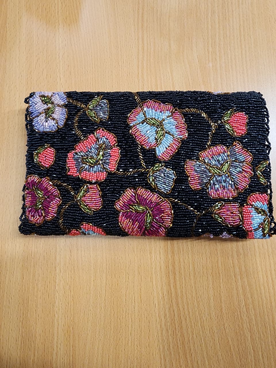 Handmade Beaded Clutch with string (Design-7)
