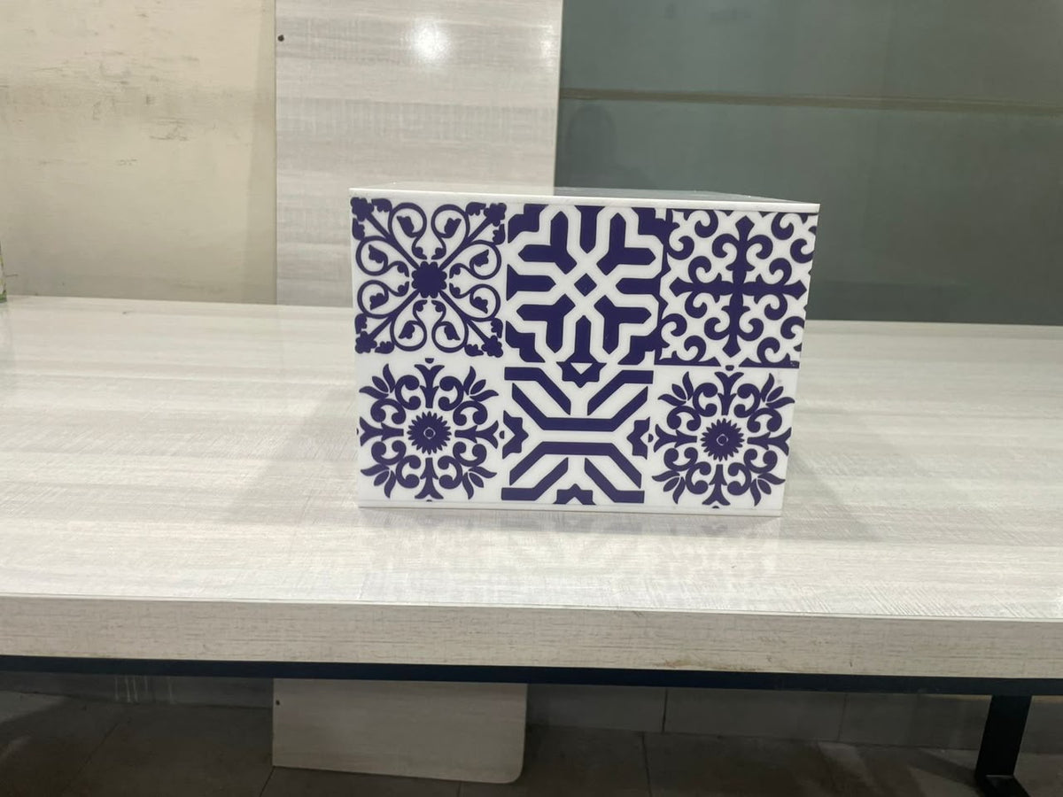 Acrylic Serving Risers with UV printing