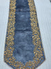 Handmade Beaded Runner - Grey and Gold (Border Design 1) - Handmade Stories
