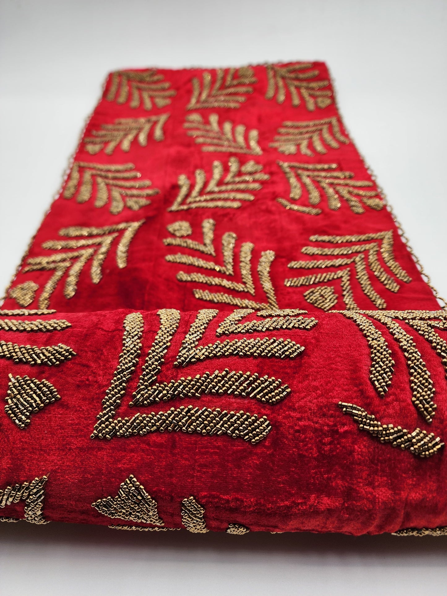 Red and Gold Table Runner (Design-II)