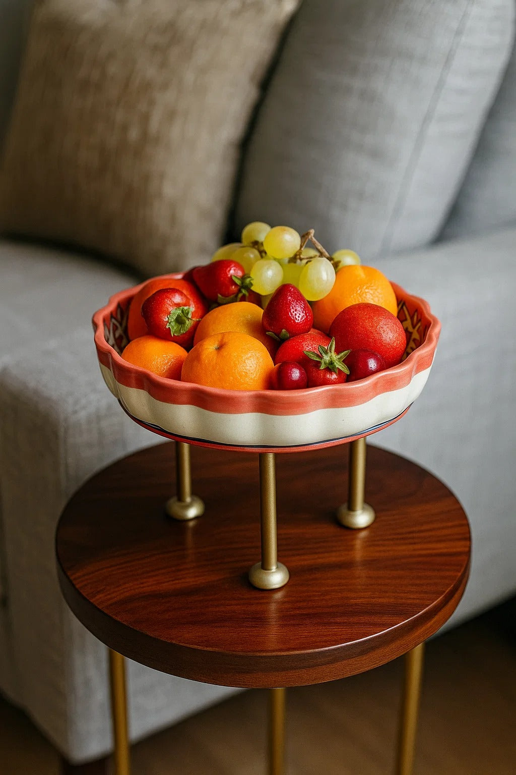 Apple Tray With Stand (Red)
