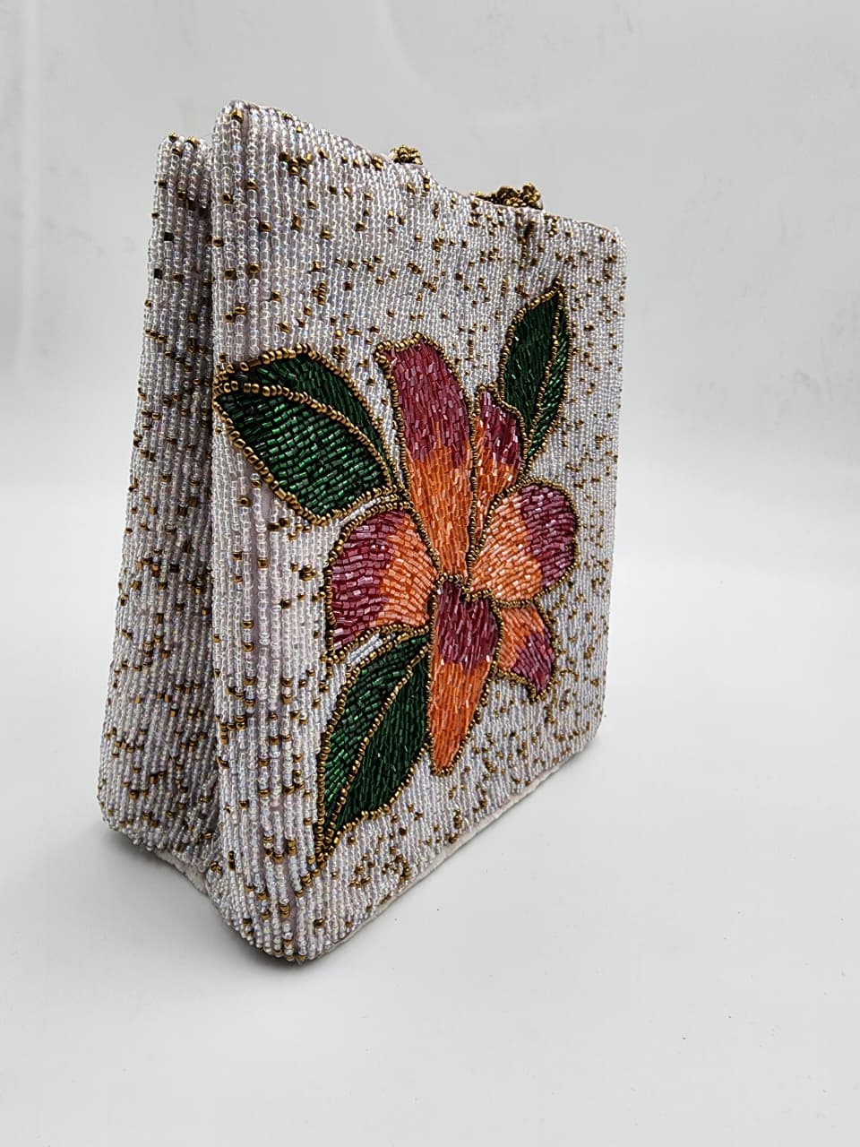 Sunset Blossom Beaded Handbag - Handmade Stories