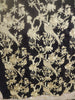 Black and Beige- Embroidered Cushion Cover