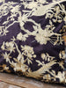 Black and Beige- Embroidered Cushion Cover
