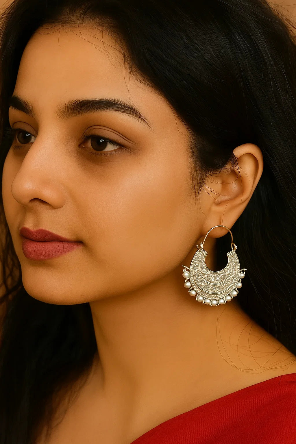 Silver Hoop Earrings