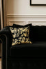 Black and Beige- Embroidered Cushion Cover - Handmade Stories