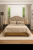 Premium Quality Bed Sheet Set with Flat Sheet (Brown Beige)
