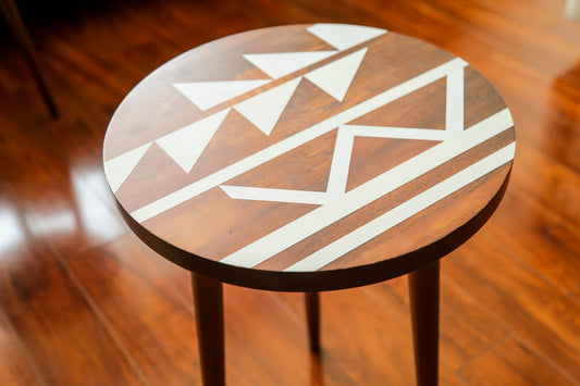 APEX – Dark Wooden side table - 02
