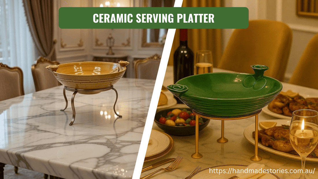 Ceramic Serving Platter: The Perfect Blend of Style, Function, and Handmade Craftsmanship