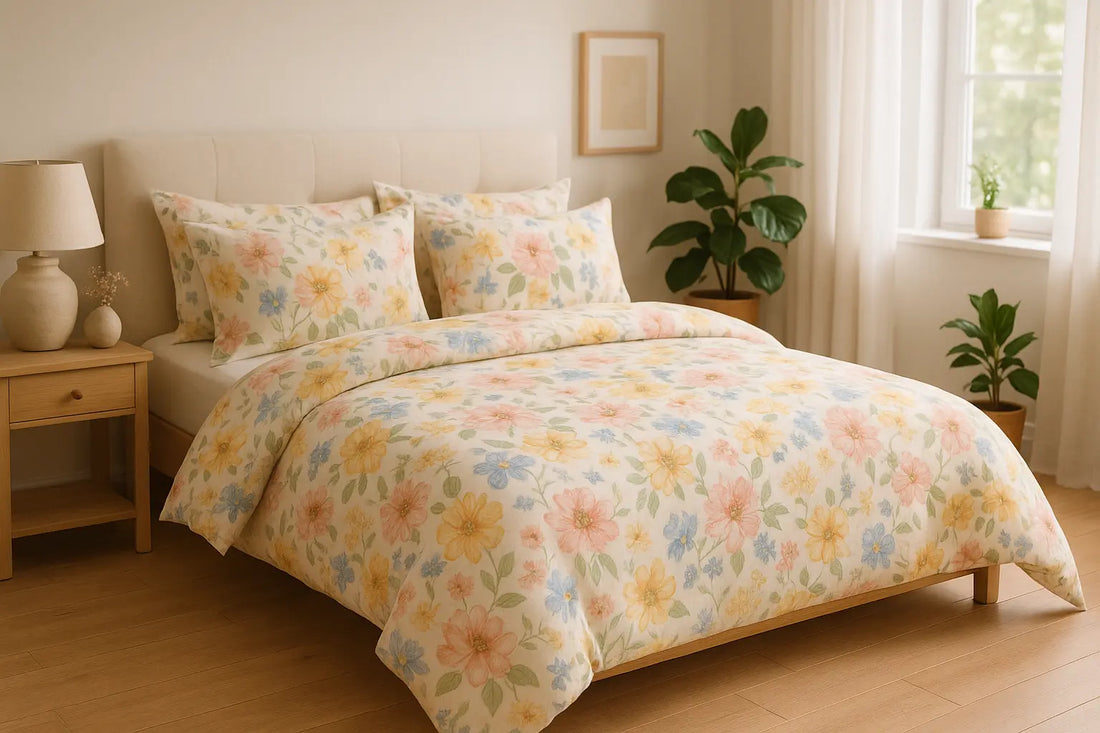 Floral Bed Sheet: Transform Your Bedroom into a Blooming Paradise