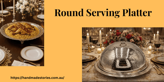 Round Serving Platter – Elegant Handmade Serveware for Australian Homes