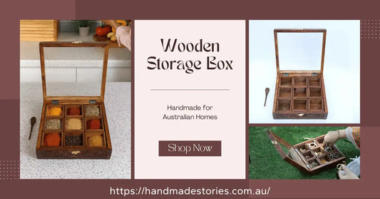 Wooden Storage Box – Elegant, Functional, and Handmade for Australian Homes