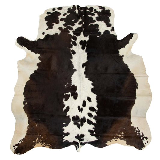 Brown - White & Black Exotic Cowhide  Rug