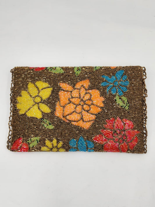 Handmade Beaded Clutch with string (Design-12)