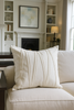 Plain Velvet Cushion Cover (White)