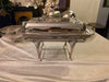 Handcrafted Brass Chafing Dish with cut work (Rectangular)