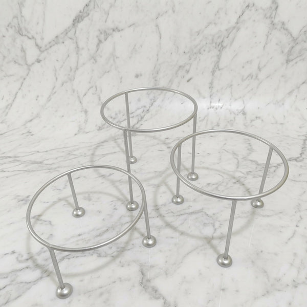 Silver Serving Riser (Set of 3)