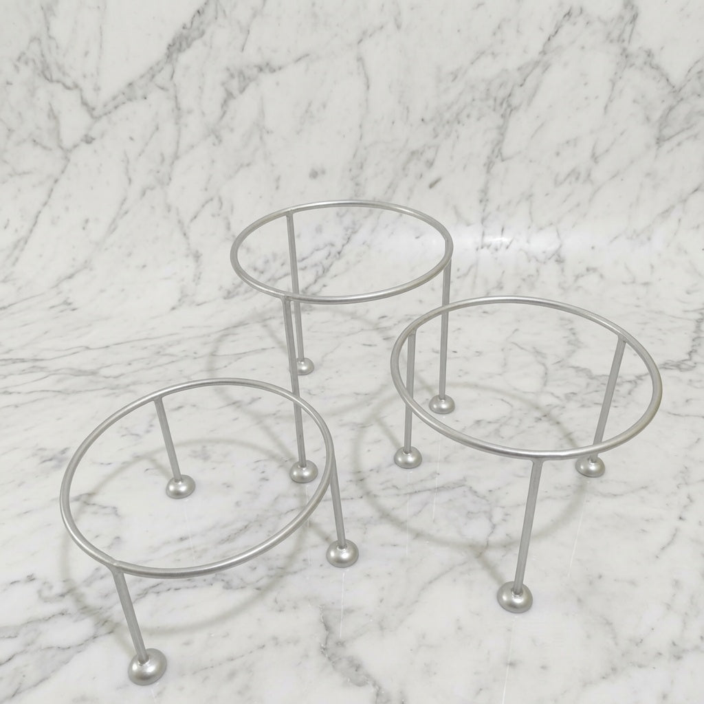 Silver Serving Riser (Set of 3)