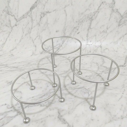Silver Serving Riser (Set of 3)