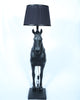 Royal Black Horse Floor Lamp - Handmade Stories