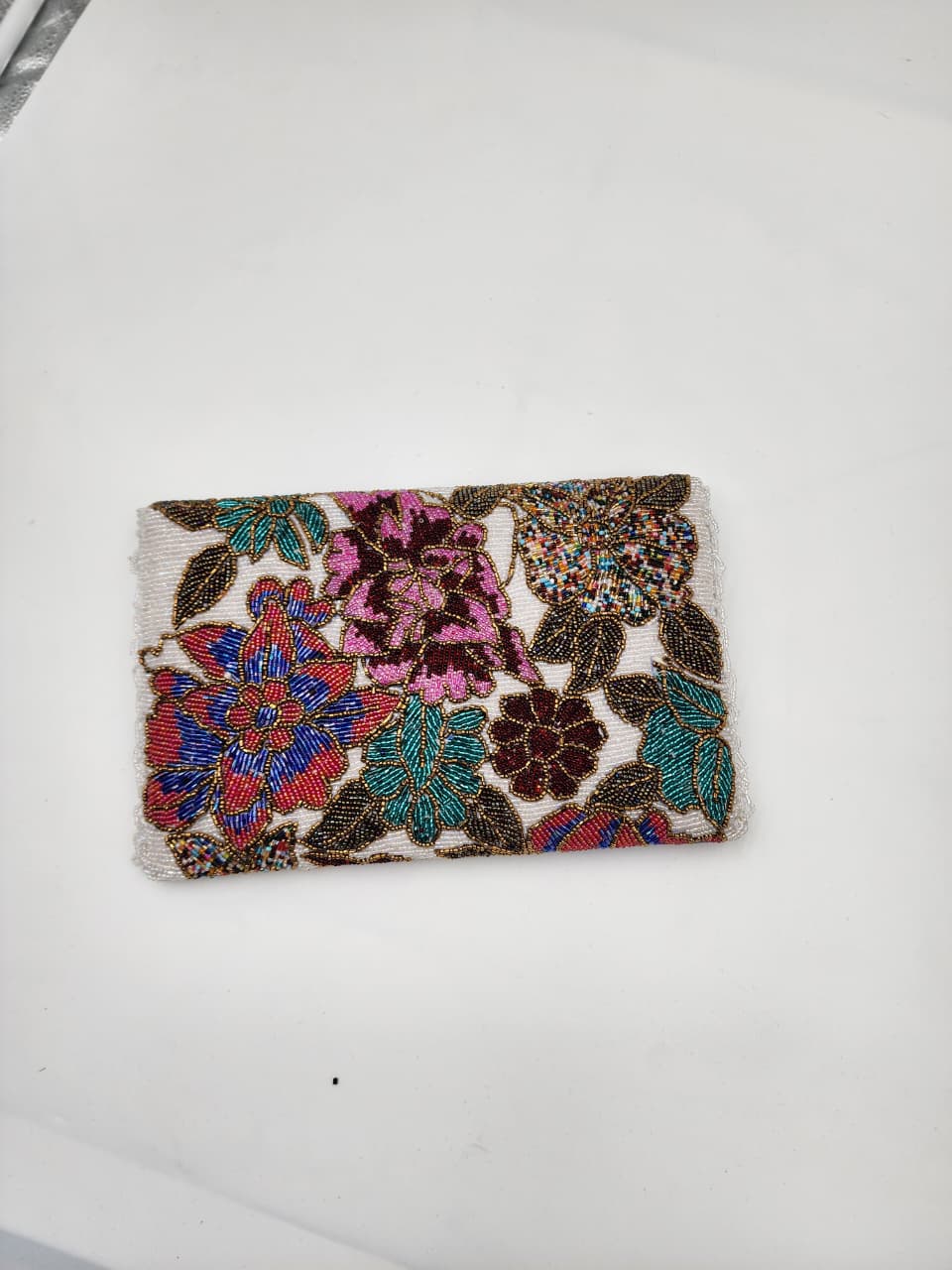 Handmade Beaded Clutch with string (Design-4)