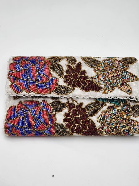 Handmade Beaded Clutch with string (Design-4)