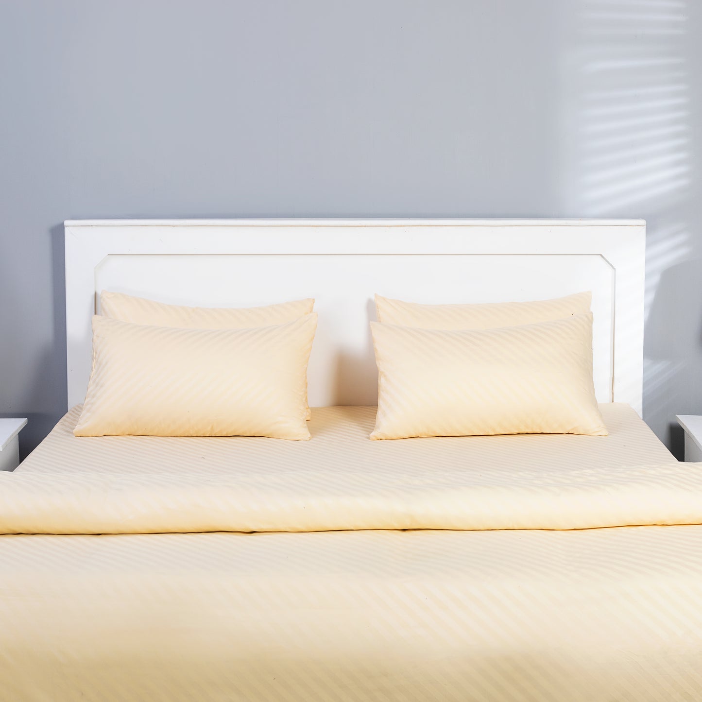 Quilt Cover Set (Cream and Gold)