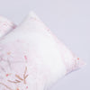 Soft Pink Leaf Print Duvet Cover