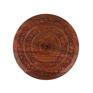 Wooden Dry Fruit Serving Platter - Handmade Stories