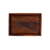 3-Piece Rectangular Wooden Serving Tray Set