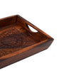 3-Piece Rectangular Wooden Serving Tray Set