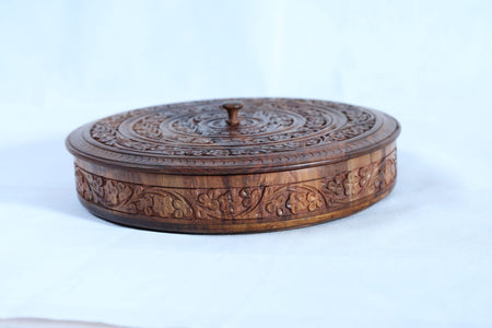 Wooden Dry Fruit Serving Platter - Handmade Stories