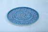 Ceramic Pizza Plate / Salad Platter  (Blue)